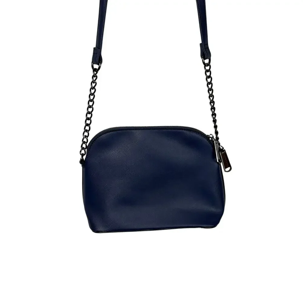 Steve Madden Cindy Navy Dome Crossbody Bag